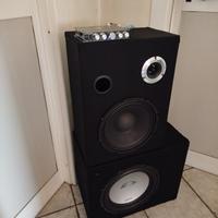 impianto audio alpine blouthout USB Aux 1250w