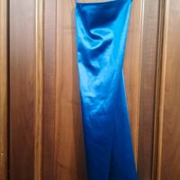 vestitino raso bluette 