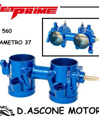 Corpo farfallato a sezione tonda Ø 37mm per Yamah