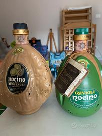 Bottiglie liquore nocino vintage
