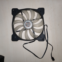 Ventola corsair 12 V, 140 mm, 4 led rossi - Usato