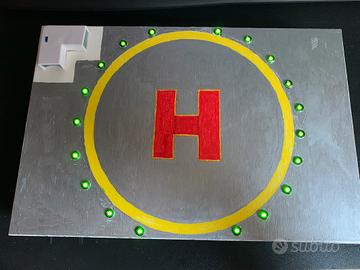 1/43 pista atterraggio elicottero con LUCI