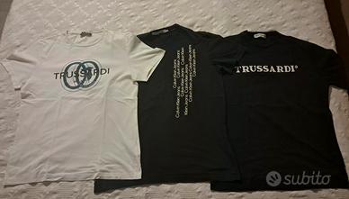 2 t-shirt Trussardi + 1 Calvin Klein  tg.L uomo
