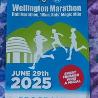 Maratona di Wellington 2025 libretto originale