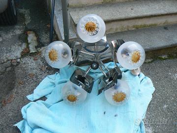 Lampada modernariato space age 70 mazzega