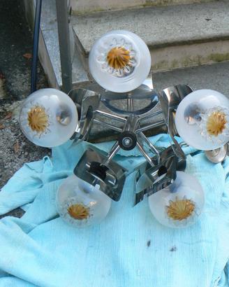 Lampada modernariato space age 70 mazzega
