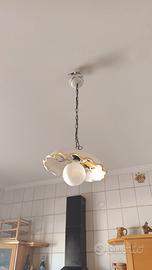 lampadario in ceramica