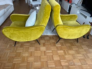 Poltrone anni 50 60 stile lady zanuso