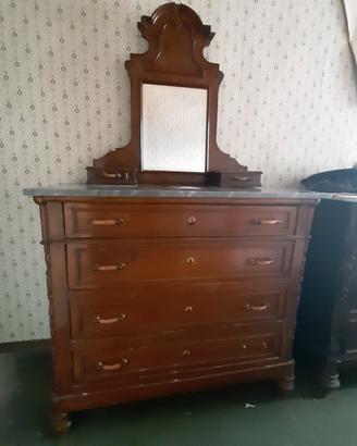 Credenza con specchio 