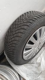 Cerchi e gomme invernali nuove x fiat 500 panda 14