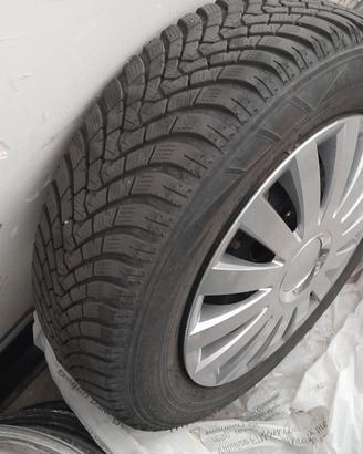 Cerchi e gomme invernali nuove x fiat 500 panda 14