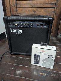 fender mustang micro + Amplificatore Laney 15w