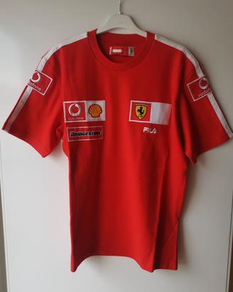 Ferrari Fila 2003 T shirt mai indossata taglia L