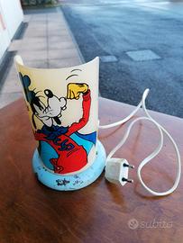 lampada Disney Pippo anni 70 