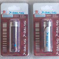 4 Batterie 18650 Polo Sporgente 4,2V 8800 mAh