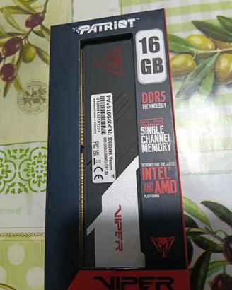 RAM DDR5 16G 6000MT/s CL30 PATRIOT VIPER