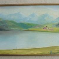 Dipinto ad olio di Gian il Camponese