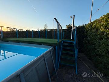 Soppalco per piscina