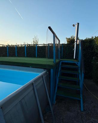 Soppalco per piscina
