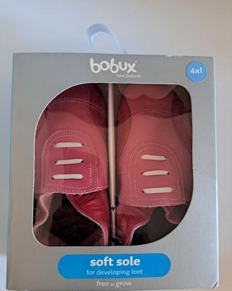 Pantofole Bobux Soft Sole Rosa/fucsia