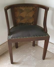 2 poltrone a pozzetto vintage