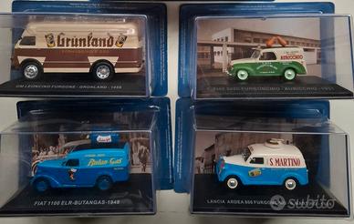 4 VEICOLI EAGLEMOSS PUBBLICITARI D'EPOCA