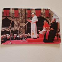 Scheda telefonica Papa