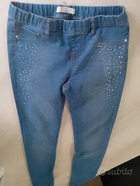 Jeans donna con glitter