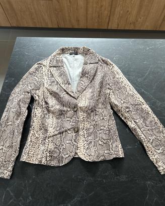 Giacca Donna elasticizzata stamps serpente