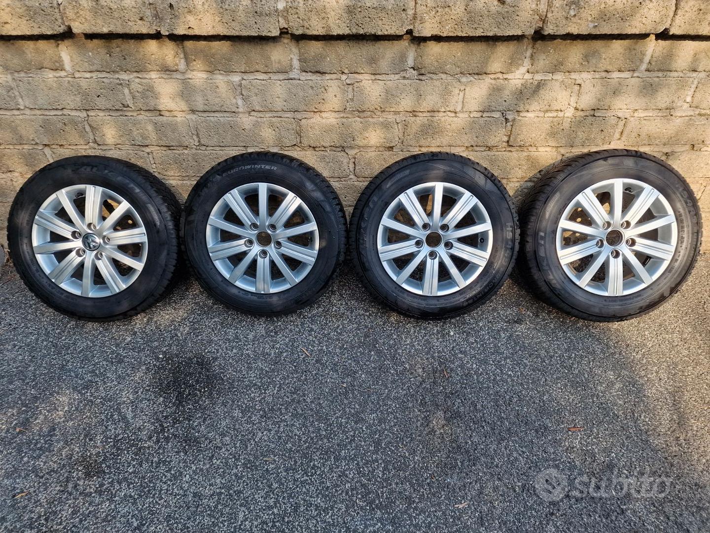 Cerchi in lega originali VW 15 golf 6 gommati