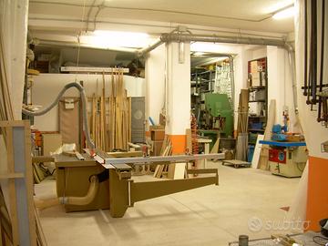 Laboratorio attrezzato falegnameria