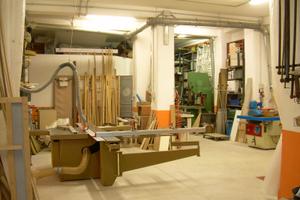 Laboratorio attrezzato falegnameria