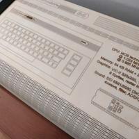 Copri tastiera Commodore 64. Cover Commodore 64.