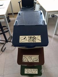 Cestino Trittico per rifiuti 