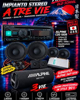 impianto stereo hi-fi completo 
