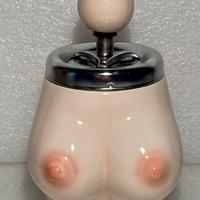 Portacenere girevole in ceramica vintage