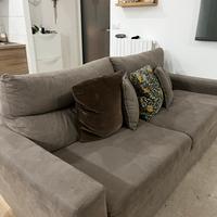 Divano letto 3 posti - color talpa