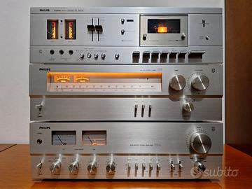 STEREO PHILIPS AMPLIFICATORE RADIO PIASTRA