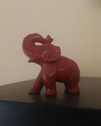 Elefante in Diaspro Rosso