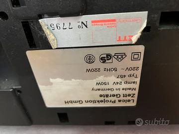 Videoproiettore proiettore diaposive Zett..Leica