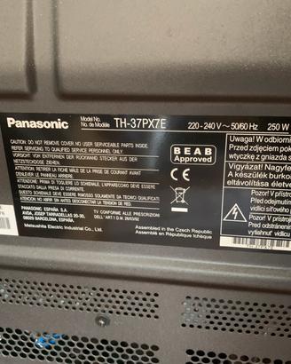 TV Pabasonic 37” - plasma