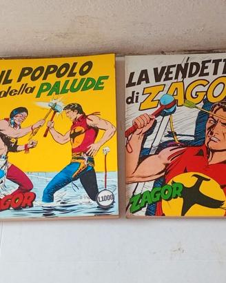 ZAGOR SCRITTA ROSSA N.7-8 e 9 BONELLI 1971