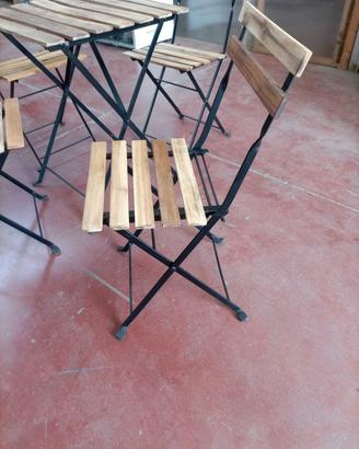 set tavolino da esterno