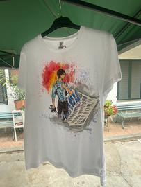 T-Shirt Capitano Levi AttackONTitan DipintaAMano