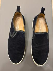 Mocassino elegante blu