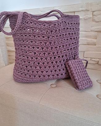 borsa+portacarte in cordino