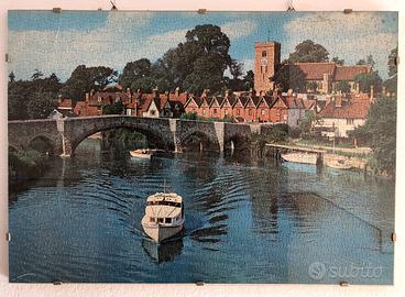 Quadro Puzzle "Ponte sul fiume"