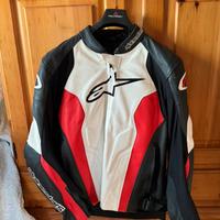 Tuta Alpinestars divisibile in pelle