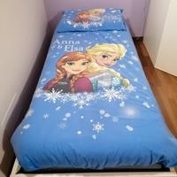 letto singolo contenitore 80×190 rete con doghe in