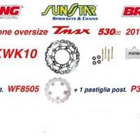 Kit 3 dischi freno braking wave + pastiglie 530